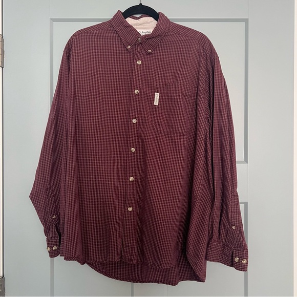 Columbia Other - Mens Columbia Large Red checkered longsleeve shirt